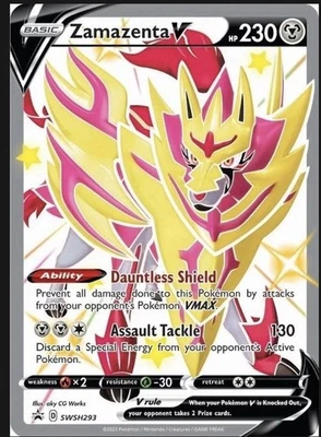 Zamazenta V SWSH293 - Sword & Shield Promo Card - NM - Image 1 of 2