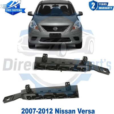 Par de soportes de parachoques delanteros para Nissan Versa 2007-2012 Foto 1 de 4