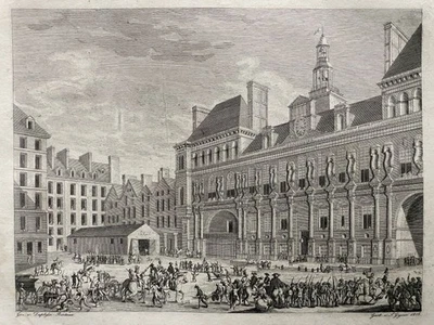 Kupferstich Angriff Paris Französische Revolution Hutter Duplessis-Bertaux 1816 - Bild 1 von 4