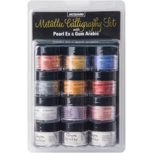 Juego de Caligrafía Metálica Jacquard PearlEx - Colores Surtidos JAC0620 - Imagen 1 de 1