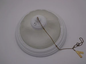 Monte Carlo MC59WH Frosted Melon Bowl Light Kit, White - Picture 1 of 4