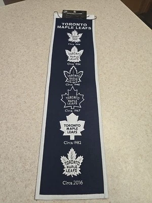 Toronto Maple Leafs Wool Heritage Banner 8x32 Winning Streak  - Image 1 of 4