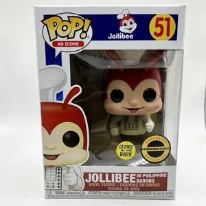Funko POP! Ad Icons Jollibee in Philippine Barong Glows GiTD Philippine Exc - Picture 1 of 6