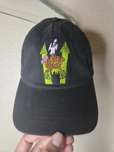 Dumbgood Beetlejuice cap hat Embroidered black adjustable hauted house Halloween - Picture 1 of 7