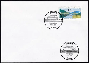 Germany 1992 FDC Mi 1630 Sn 1760 New Holzbrucke Bridge nr. Essing - Picture 1 of 1