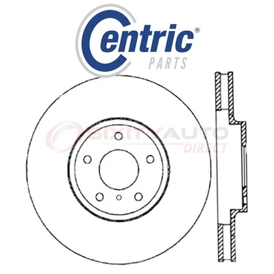 Centric C-TEK Disc Brake Rotor for 2003-2005 Infiniti FX35 3.5L V6 - Kit Set wo Foto 1 de 4