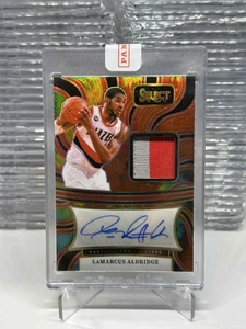 Lamarcus Aldridge 2024-25 Panini Select Tie-Dye Auto Game Worn Patch /25 #AM-ALD - Picture 1 of 2