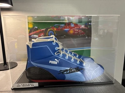 Scarpe Leclerc Edizione  Miami 2024 Autografata  Dal Pilota. Da Collezione 🏁🏎️ - Immagine 1 di 4