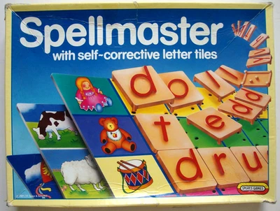 SPELLMASTER Educational Activity Board Game SPEARS GAMES 1989 - Image 1 of 4