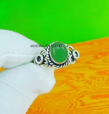 Anello regalo fatto a mano in argento sterling 925 con pietra preziosa... - Immagine 1 di 4