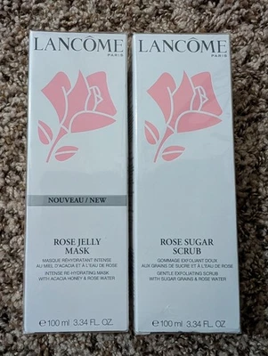 Máscara exfoliante e hidratante de azúcar rosa y gelatina de rosa Lancome 3,34 OZ eaNew Foto 1 de 3