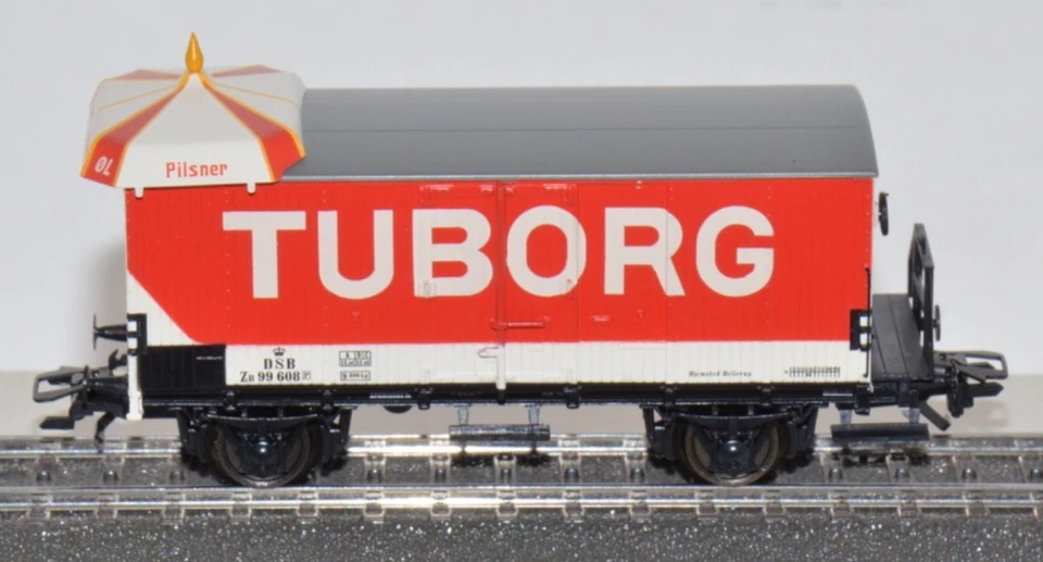 Marklin 48777-02 DSB Danish RR Tuborg Beer Freight Car HO Scale - Image 1 of 4