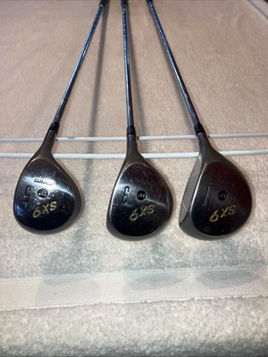 Madera vintage Mizuno SX9 1-3-5 para diestros eje de acero en precioso estado Foto 1 de 4