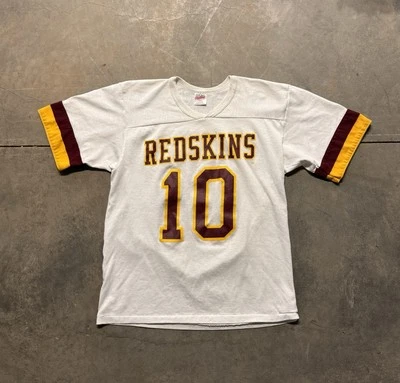 Washington Redskins Jersey Vintage Rawlings Men's Size M #10 Commanders White - Image 1 of 4