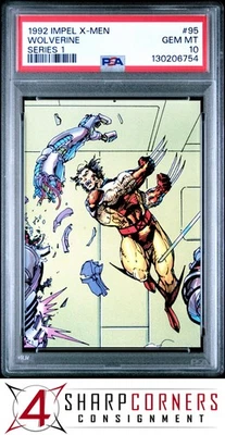 1992 IMPEL X-MEN SERIES 1 #95 WOLVERINE PSA 10 - Image 1 of 3