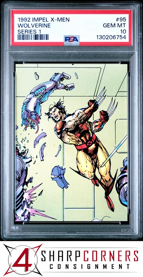 1992 IMPEL X-MEN SERIES 1 #95 WOLVERINE PSA 10 - Image 1 of 3
