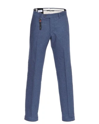 NWT MARCO PESCAROLO Nisida PANTS dress wool cashmere trousers luxury Italy 52 - Image 1 of 4