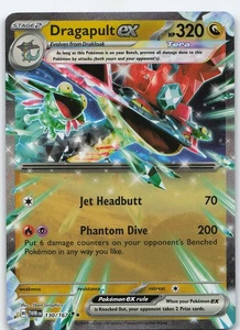 Dragapult ex - 130/167 Double Rare Holo SV06: Twilight Masquerade NM Pokémon - Picture 1 of 2