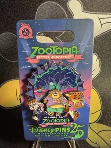 NEW Disney Parks 2025 Zootopia Better Zoogether Opening Day Pin LR EDITION - Picture 1 of 1