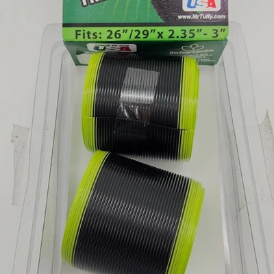 Mr. Tuffy 2XL 26" / 29" x 2.35" - 3" Fat Bicycle Neumático Forro Lima PAQUETE ABIERTO Foto 1 de 2