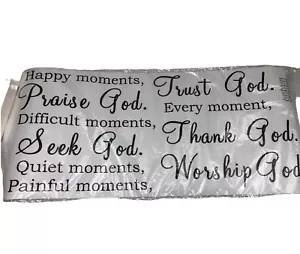 Decal Stickers Vinyl Art Words God Faith Family Praise Worship Love Hope Decor - Picture 1 of 9