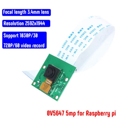5MP Kamera CSI Modul OV5647 1080P 720P Video Webcom für Raspberry Pi 4 B 2 3B+  - Bild 1 von 4