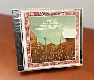 Vivaldi — Six Cello Sonatas — Hogwood — New, sealed - Foto 1 di 2
