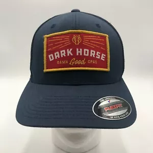 Dark Horse CPAs fitted hat Navy Men's OSFA - Picture 1 of 9