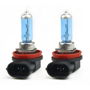 2x H11 12V 55W Super Bright Ultra-White Fog Halogen Lamp Car Headlight Fog Lamp - Picture 1 of 17