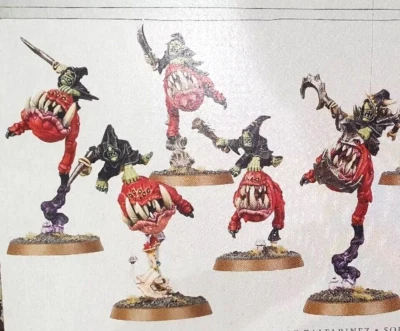 Squig Hoppers Gloomspite Gitz Sigmar Boingrot Bounderz Warhammer 5 models Age of - Image 1 of 2