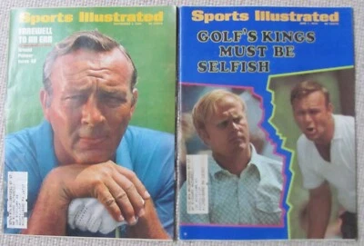 Lot of 2 Sports Illustrated Magazines Arnold Palmer Golf HOF THA - Image 1 of 4