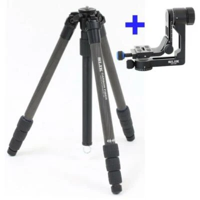 SLIK Pro CF-834 Carbon Fibre Tripod Legs & SGH-300 Gimbal Head - Image 1 of 4