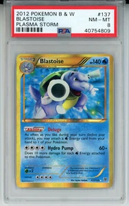2012 Pokemon Plasma Storm Blastoise #137 Geheimnis Selten PSA 8 Fast wie Neu # - Bild 1 von 2