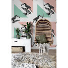 Toucan with triangles Removable Wallpaper Tropical Bird Geometric Figure Pattern