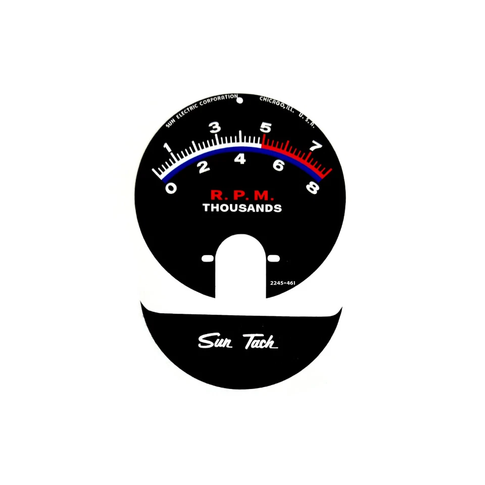 Kit de calcomanías para tacómetro solar 67-69 AMC Rambler American (SC/Rambler) Foto 1 de 1