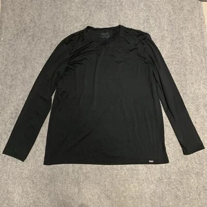 Patagonia Shirt Men 2XL XXL black Capilene Layering Outdoor Casual Pullover Crew - Picture 1 of 9