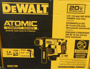 Dewalt Dch172B 20V Cordless 5/8" Sds Rotary Hammer (Tool Only)