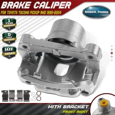 Pinza de freno delantera derecha pasajero con soporte para Toyota Tacoma 1995-2004 tracción trasera Foto 1 de 4