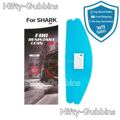 Anti-Fog Lens Insert for SHARK D-SKWAL / D-SKWAL 2 / Spartan Motorcycle Helmets - Image 1 of 2