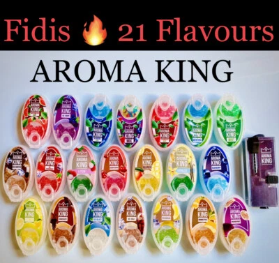 AK 500 Aroma King Kapseln Kugeln Aromaperlen für Filter Klick viele Flavour NEU