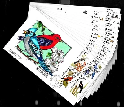 2286-2335 22c Stamps (1987) THE COLORFUL WILDLIFE FDC SET HD/HP - FRAN B. PASLAY - Image 1 of 4