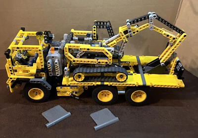 LEGO Technic Hauler 8264 battery operated BUILT Retired with tecnic excavator - Image 1 of 4