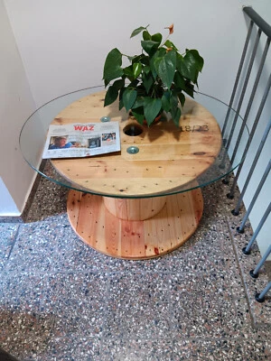 couchtisch holz gebraucht rund - Bild 1 von 4