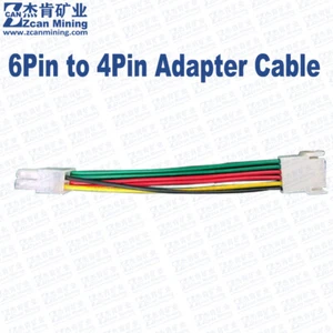 Lote Cable Adaptador Ventilador Whatsminer 2x2Pin a 6Pin Conector Ventilador 6Pin a 2x2Pin - Imagen 1 de 10