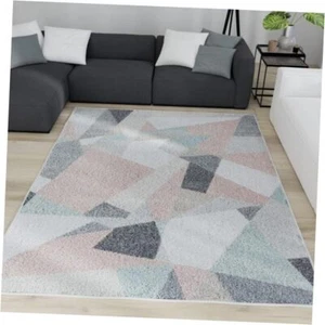 Mika MO60A Contemporary Geometric Non-Shedding Living 2'0" X 8'0" Milkshake - Picture 1 of 7