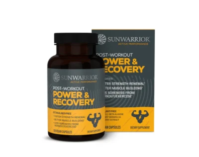 Sunwarrior Active Power & Recovery Cápsulas 120 Cápsulas, Vegano Foto 1 de 4