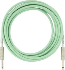 Fender 4 5 m Gerade Klinke Surf Green Instrumentenkabel 099-0515-058 0 3 5