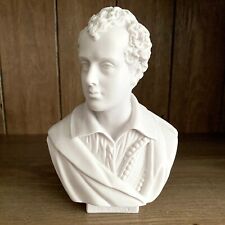 LORD BYRON MARBLE BUST / SCULPTURE MADE IN ENGLAND