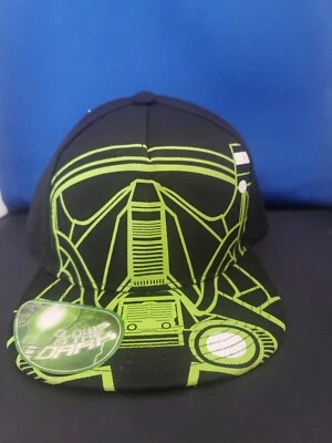迪士尼星球大战夜光ROGUE ONE Lucas电影平沿帽/帽子 - 全新带标签 — 第 1/4 张图片