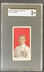 1909-11 E90-1 American Caramel  - Hal Chase (HOF) - SGC 3 - Very Good -   134B
